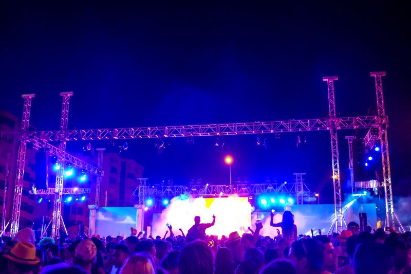 Girona Music Festival Hauptbühne in der historischen Altstadt